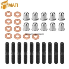 For Yamaha Banshee YFZ350 Cylinder Head Stud Kit Acorn Nut Washer Kit 1987-2006