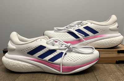 Size 8 - adidas Supernova 2.0 White Lucid Blue Fuchsia New Without Box