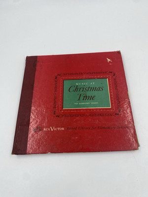 RCA Victor Music at Christmas Time Elementary Grades Collection of 8 45 Records