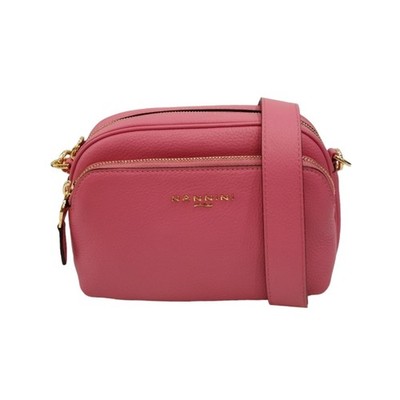 Nannini Firenze Umhängetasche Keira Damen Leder Fuchsia