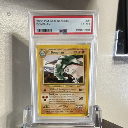 Donphan (Unlimited) graded PSA 6 for sale on eBay