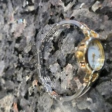 Carriage by Timex Women's Bangle Watch — Two-Tone, Indiglo Dial
