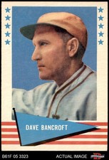 1961 Fleer #7 Dave Bancroft Phillies HOF 7.5 - NM+