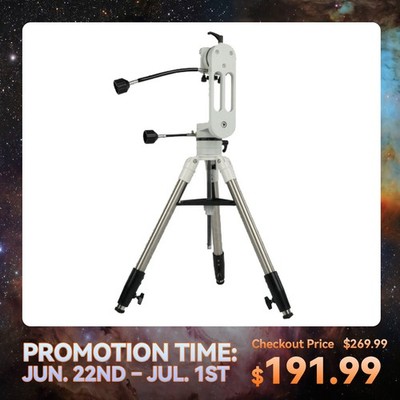 SVBONY SV225 Alt-Azimuth AZ Telescope Mount + Aluminum Tripod Sturdy Extendable