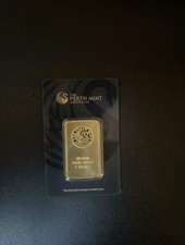 The Perth Mint Australia 1 oz Gold Bar in Assay - Precious Metal Content 1 oz 2225.00 per troy oz
