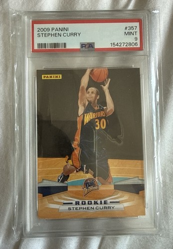 Panini 2009-10 Rookie Stephen Curry RC #357 PSA 9 Golden State Warriors NBA