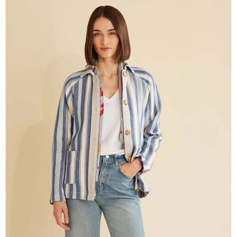 Pendleton striped button up shacket, shirt, jacke… - image 1