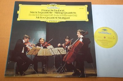 Melos Quartet Schubert String Quartets D.87 & D.112 German Ed1 DGG Stereo 70s NM