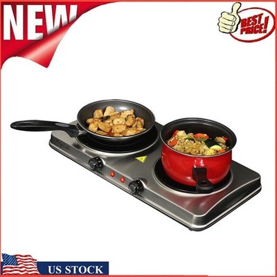 Portable Dual Vitro-Ceramic Kitchens Infrared Cooktop Dorm Rooms Camping Trips