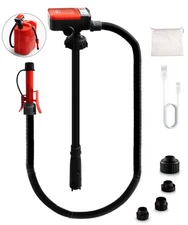 Electric Gas Pump - USB Charging Battery Powered Transfer Pump with Hose