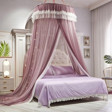 Double Layer Mosquito Net Princess Canopy Bed