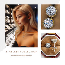 Exquisite Round 1ct/2ct Screw Back Earrings Diamond Selector Pass Lab-grown VVS1