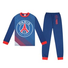 PSG Official Soccer Gift Boys Sublimation Long Pajamas