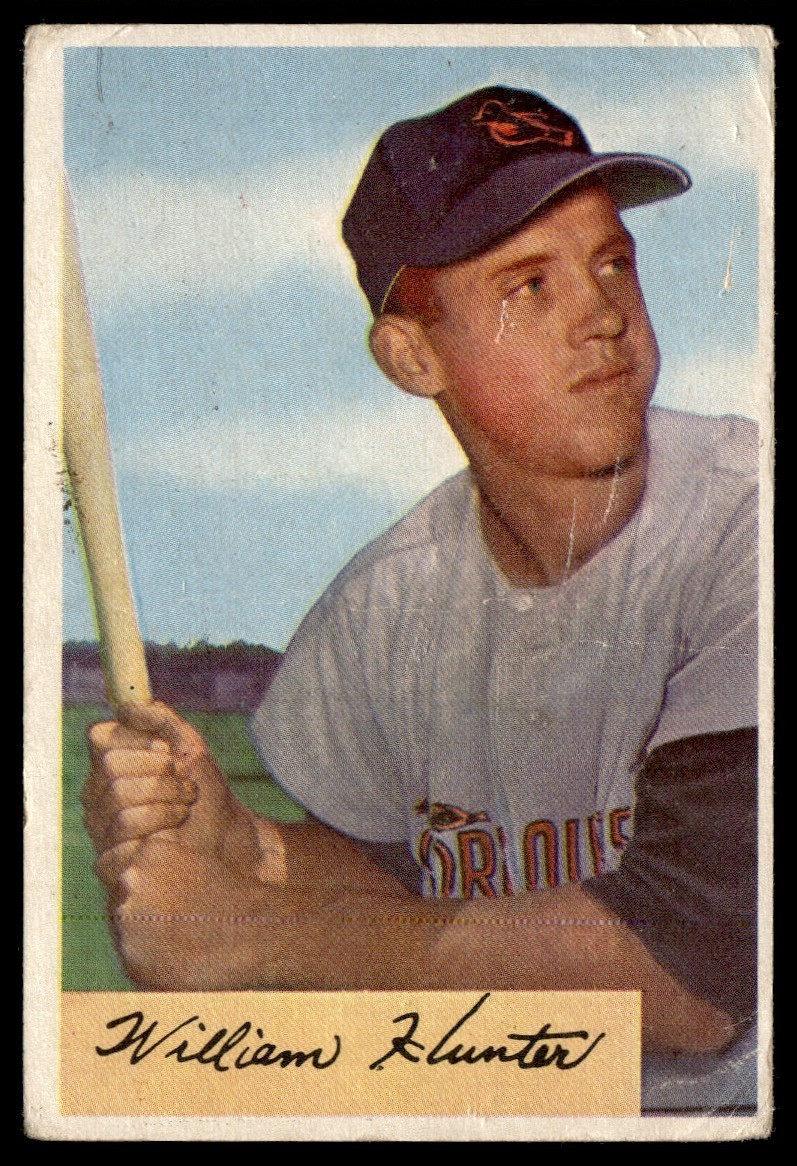 1954 Bowman Bill Hunter  - Baltimore Orioles #5