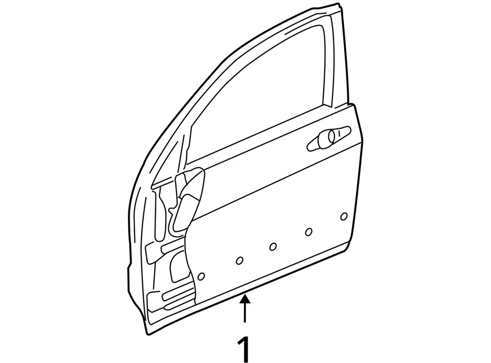 Электрические окна для правой передней двери пассажира Acura TSX 2004-2008 годов выпуска - Изображение 4 из 4