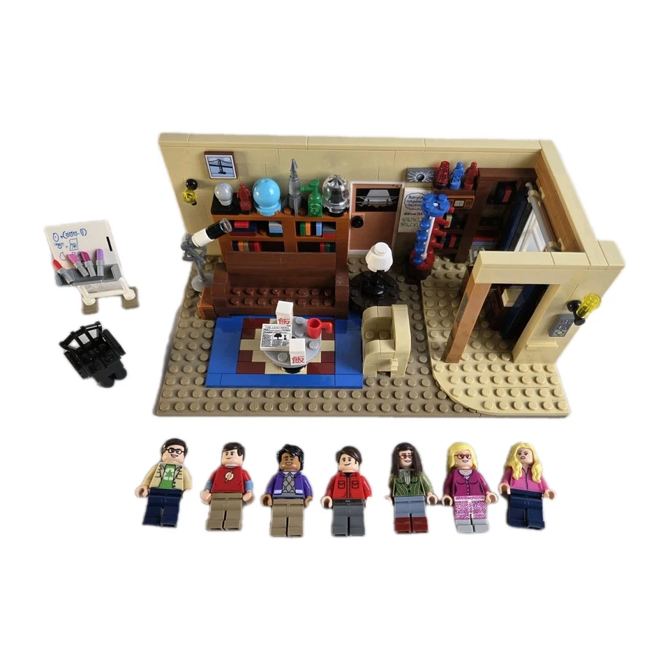 LEGO Ideas: The Big Bang Theory 21302 con caja de minifiguras e instrucciones faltan 3 piezas Foto 2 de 4
