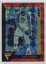 2020-21 Panini Flux Red Cracked Ice Prizm Rudy Gobert #170 0w8