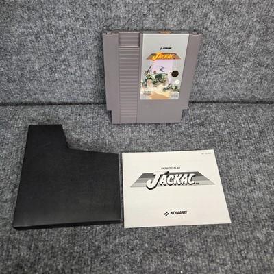Jackal (Nintendo NES, 1987) - Cartridge + Manual  & Tested