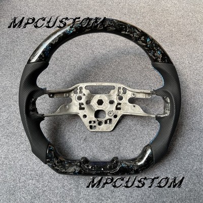 Forged Real Carbon Fiber Steering Wheel Fit For Ford Mustang GT S650 2024-2026