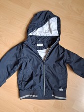 H&M Jungen Jacke blau Gr. 134 , mit Kapuze ne...