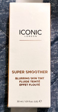 Iconic London SUPER SMOOTHER Blurring Skin Tint  Warm Tan  1.01 Fl Oz 30mL
