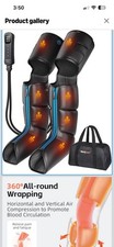 Shinewell Air Compression Therapy Leg Massager Hearfor Pain Relief/Circulation