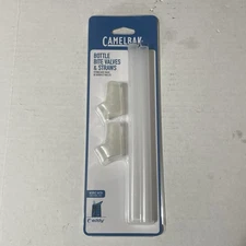 Camelbak Bottle Bite Valves And Straws (Clear) (2 Valves) (2 Straws) - NEW! Eddy