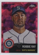 2022 Chrome Platinum Anniversary Fuchsia Atomic Refractor 29/100 Robbie Ray 0zb3
