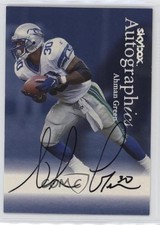 1999 Skybox Premium Autographics Ahman Green Auto s5j