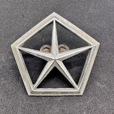 Chrysler Dodge Pentastar Vintage Car Emblem Badge Oem 4103304 Chrysler Dodge Pentastar Vintage Car Emblem Badge Oem 4103304
