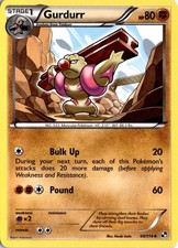 Gurdurr 60/114 Black and White Pokémon Card TCG