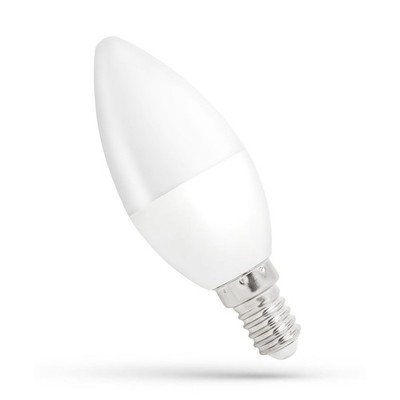 Spectrum LED Leuchtmittel Kerze 1W = 10W E14 matt 90lm Tageslicht 6000K kaltweiß