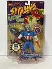 VINTAGE MARVEL SPIDER-MAN ELECTRO SPARK CAPTAIN AMERICA NEW  TOYBIZ 1997