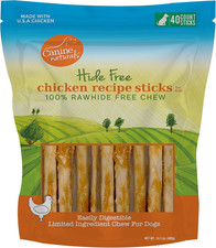 Rawhide Free Chicken Dog Chews 5    USA Made Natural Treats 40 Pack