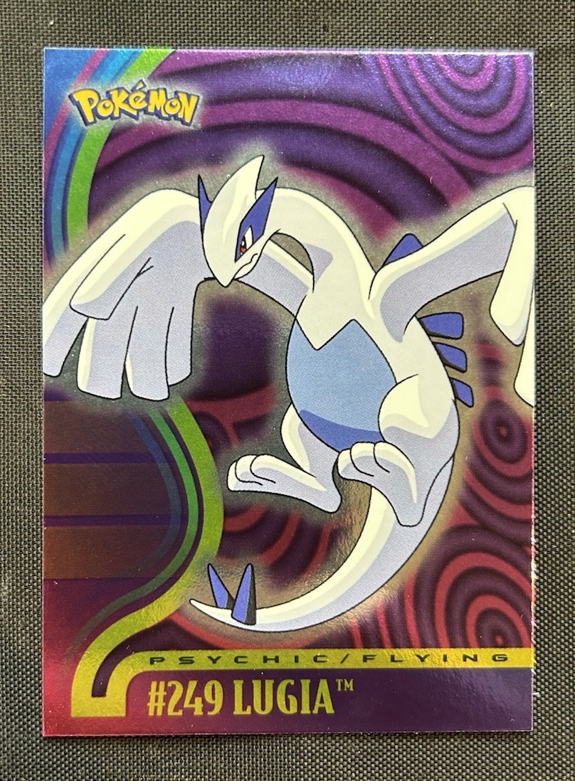2001 Topps Pokemon Johto Series 3 Lugia Foil #249 - NM/LP