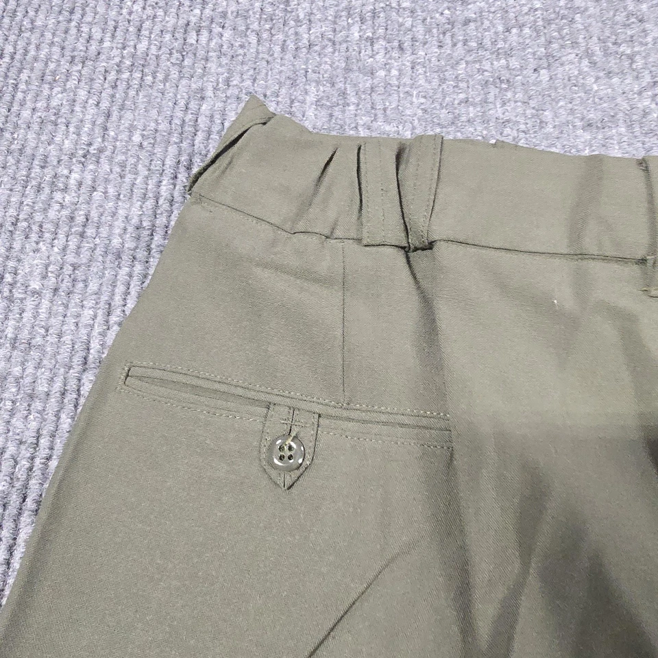 Pantalones Sears Hercules para hombre 32x36 verde mezcla de lana ropa de trabajo años 40 50 verdadero vintage Foto 4 de 4