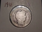 1916 BARBER DIME G ORIGINAL COIN POPULAR DATE PQ SHIPS FREE