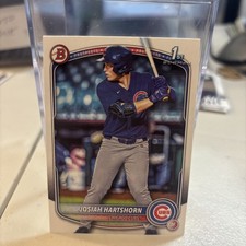 2025 1st Bowman Draft Rookie Prospect 1st Card Cubs JOSIAH HARTSHORN