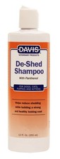 Davis De-Shed Pet Shampoo, 12 oz; Reduces Shedding and removes Undercoat