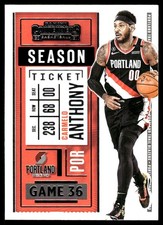 Carmelo Anthony 2020-21 Panini Contenders #92 Trail Blazers NBA READ FREE SHIP