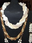Vintage Lot Of 5 Genuine (Seguin) Faux Glass Braid Golden Mixed Jewelry Pieces — photo 7
