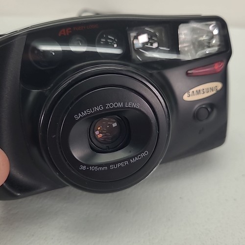 Samsung Maxima Zoom 105 AF Fuzzy Logic 35-70 mm Super Macro Camera Powers On - Picture 14 of 19