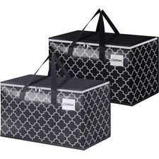 Extra Large Moving Bags, Heavy-Duty Storage Totes with Zipper Top and Sturdy ...