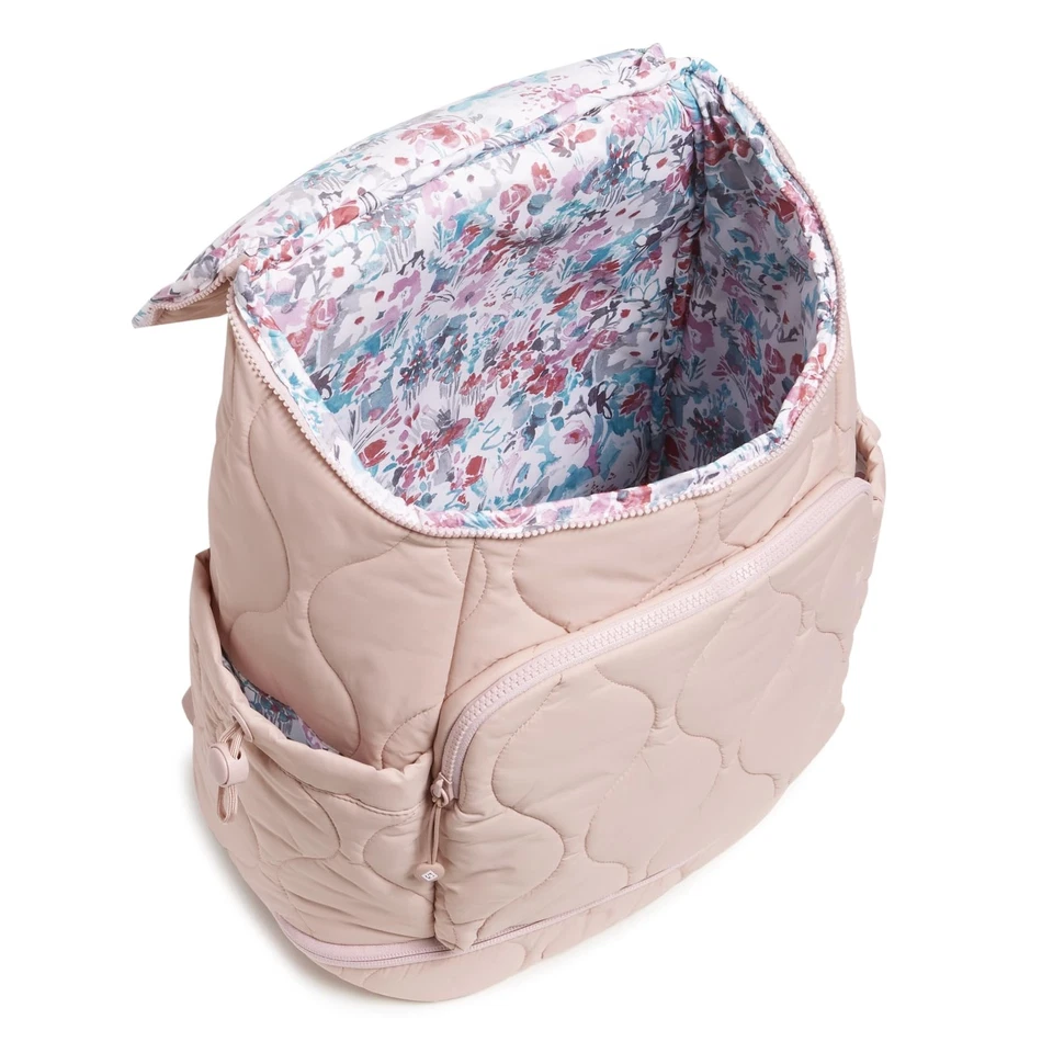 Mochila de viaje Vera Bradley para mujer peso pluma, cuarzo rosa,... Foto 2 de 4