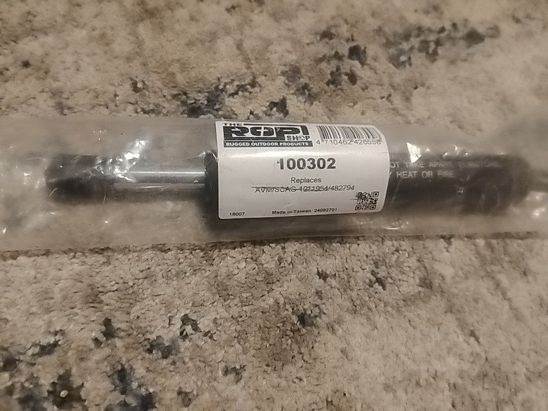 ROP Shop Shaft 100302 for AVM/TSCA4-1316 Lawn Mower, Metal Silver
