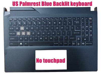US Palmrest keyboard for MSI Cyborg 15 A13VE/A13VEK/A13VF/A13VFK(MS-15K1)
