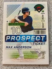 2024 Panini Prospect Edition #49 Max Anderson /49