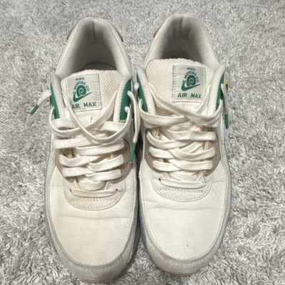 Nike Air Max 90 Moving Co SE DV2614-100 White Green Beige Gray Men's Sneakers