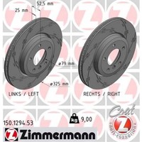 Zimmermann Bremsscheiben Vorne Ø325 InnenbelüFtet FüR BMW 3Er Cabriolet E46