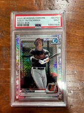 2020 Bowman Chrome Adley Rutschman Mega Box Mint PSA 9